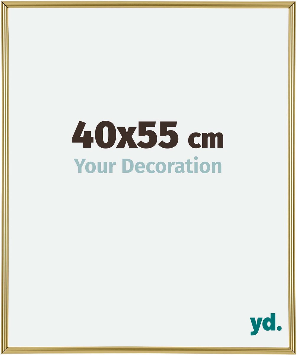 yd. Your Decoration - Fotolijst 40x55 cm - Kunststof - Goud - Annecy