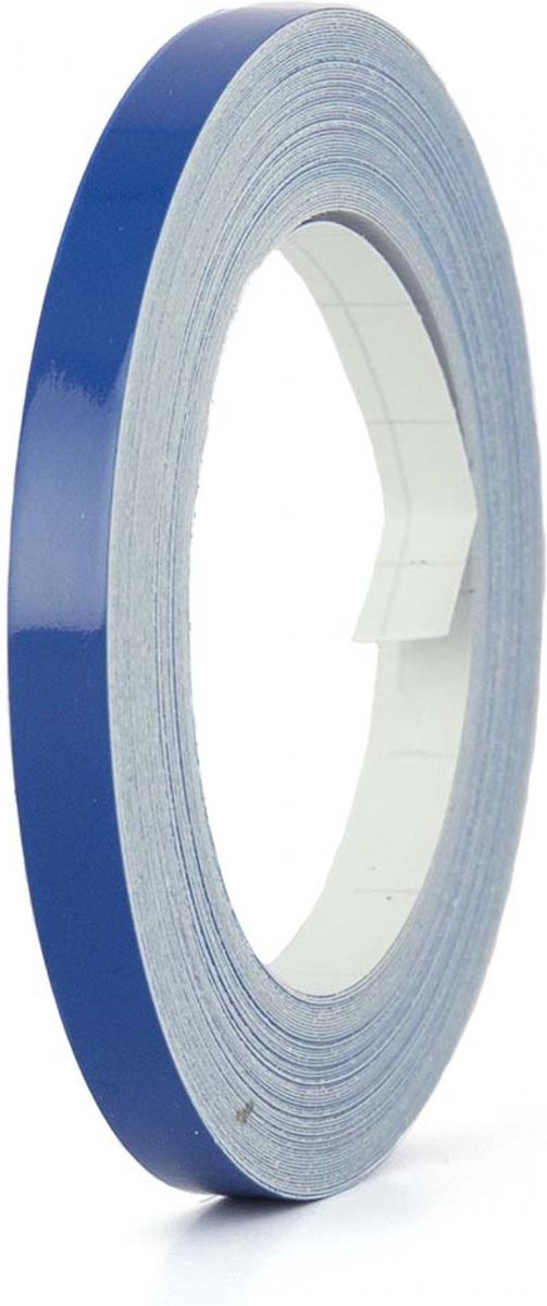 Blauwe velglint voor motorfiets, scooter 50 met versnellingsbak, auto 6 mm x 10 m hpx lb03xc