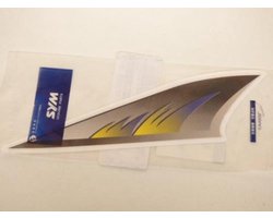 autocollant stickers origine noir pour scooter sym 50 symphony 87123-awa-000-t4 neuf