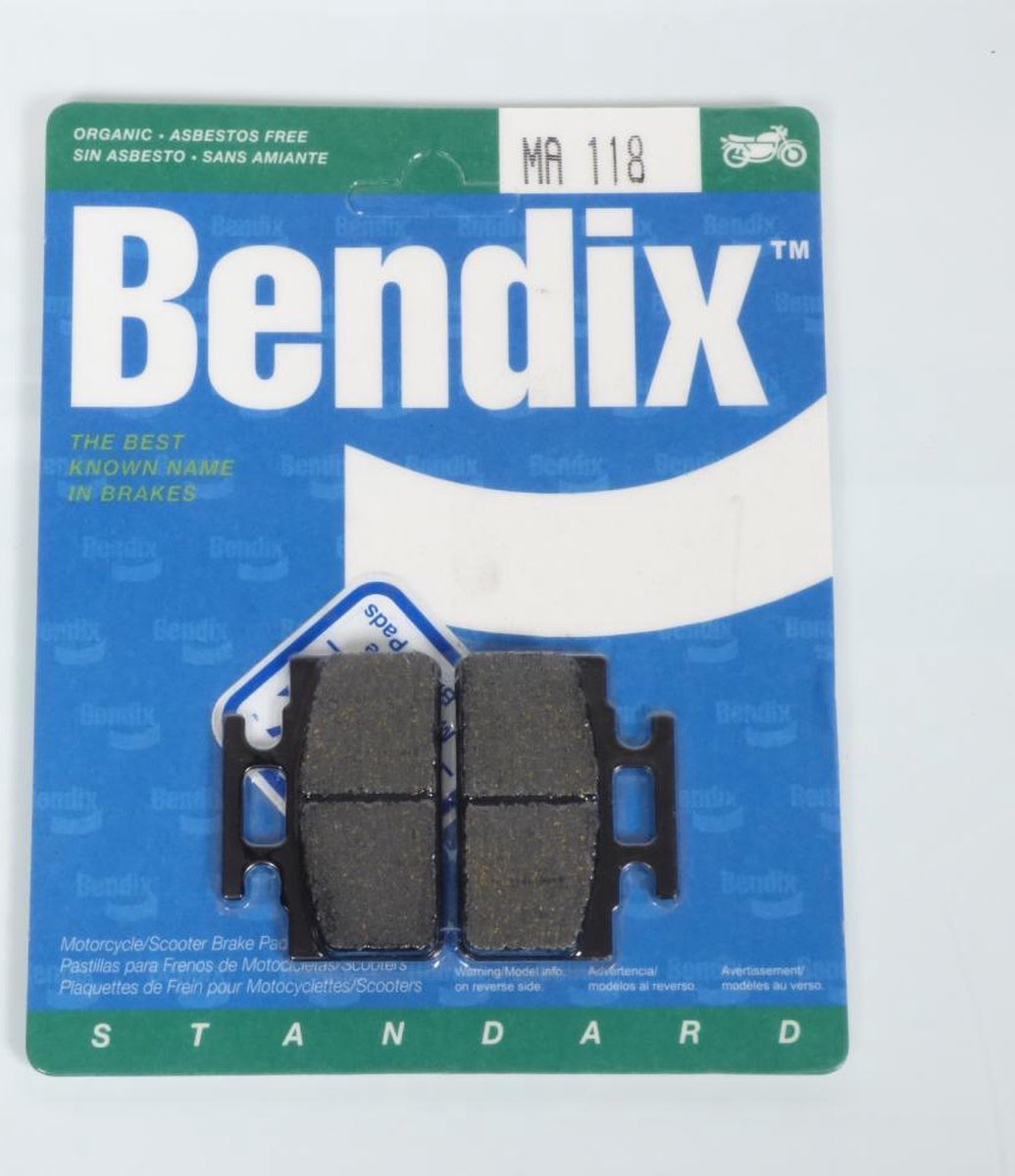 paar bendix ma118 remblokken voor honda 50 nhx lead motorfiets nieuw