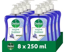 Dettol Handzeep Lavendel & Vioolbloesem 250ml - 8 stuks - Voordeelverpakking