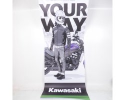 Poster affiche panneau publicitaire origine pour Moto kawasaki vulcan S Neuf