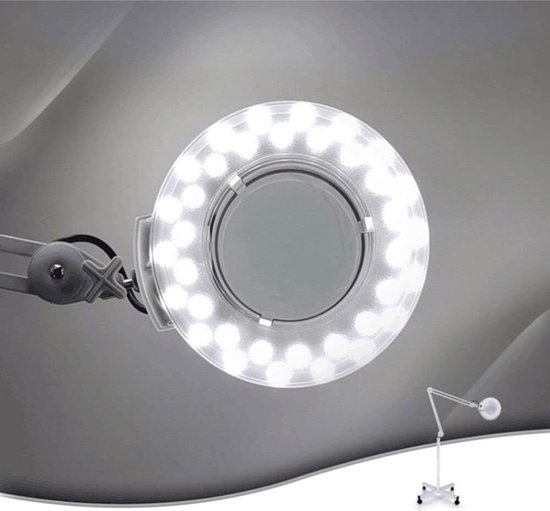 Lampe loupe de sol - Loupe sur pied