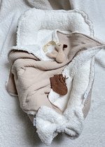 KOSPU 5I-2OIW-BY13,Multifunctioneel babynestje Cocoon Baby Baby Cocon Bumper Reiswieg 100% Katoen Anti-Allergisch,Eén maat,Veelkleurig