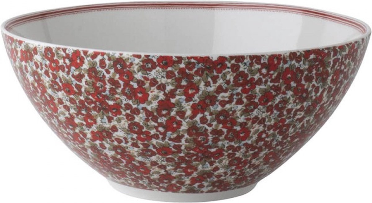 Laura Ashley - Stockbrigde Collections - Bowl - Kom - Rood - Diameter 17 cm