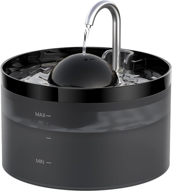 Huisdierfontein met ultra-stille pomp en actief koolfilter - Katten
