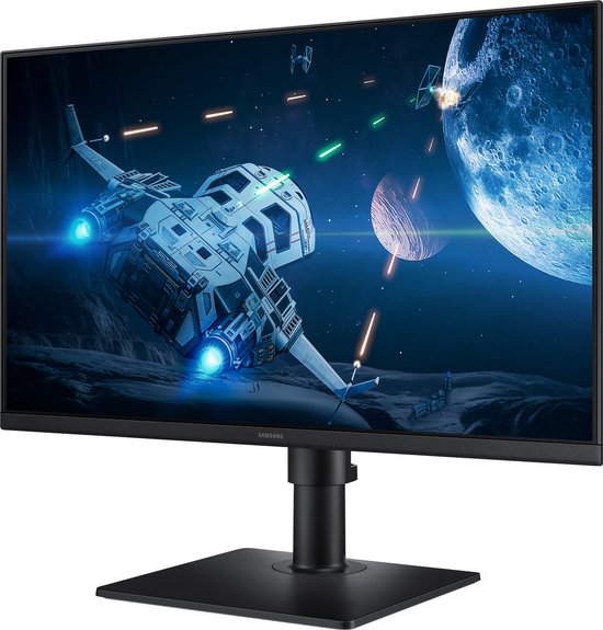 Samsung 24 inch Full HD IPS Monitor LS24D402GAUXEN, 100Hz, verstelbaar, brede kijkhoek, USB-hub