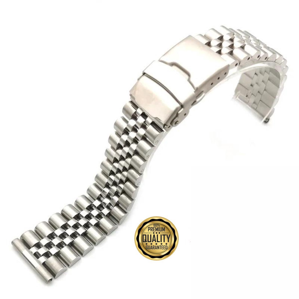 Tijdloze Elegantie: Universele 20mm Jubilee Horlogeband van Hoogwaardig RVS316L