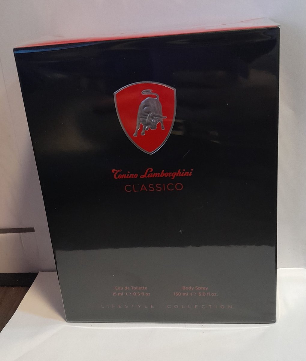 Goedkoopste Tonino Lamborghini Giftset Classico for men Eau de Toilette Body Spray