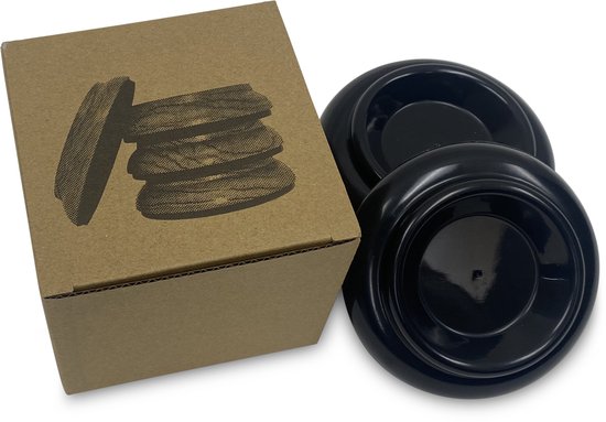 Foto: Set luxe bolan piano schotels zwart onderzetters meubels bescherming voor vloer caster cups set van 4 stuks
