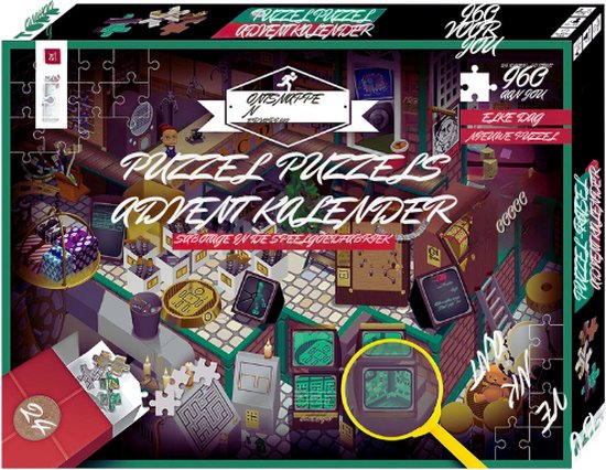 Puzzel-Raadsels-Adventskalender – Sabotage In De Speelgoedfabriek – 24 Puzzels Met In Totaal 960 Stukken – Verbeterde Heruitgave Voor Nog Meer Puzzelplezier