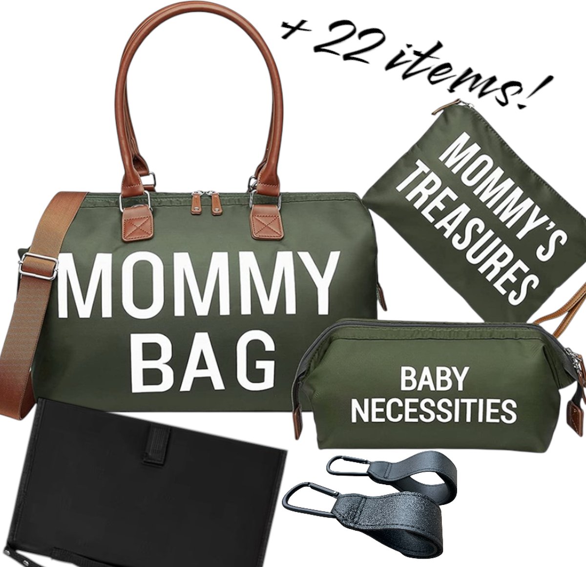 Goedkoopste Jaxx - Luiertas - inclusief 22 essentiele benodigheden -kinderwagen haken-geisoleerde flessenvakjes– Luiertassen – Verzorgingstas – Luier Organizer-Luieretui–Kraamcadeau –Kraampakket -Kraampakketten - Baby Cadeau - Kraamkado meisje - Kraamkado j