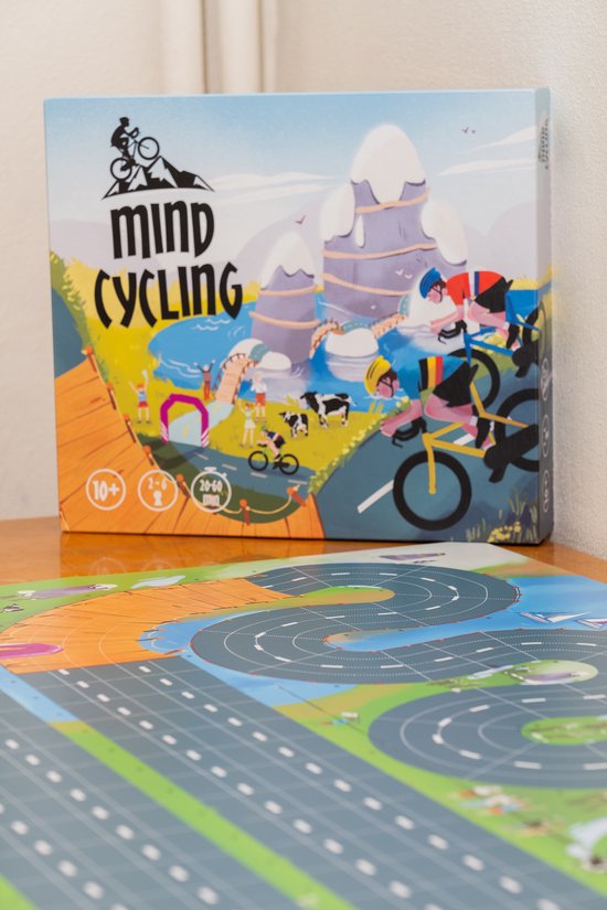Asmodee bordspel Mind Cycling - strategie en wielrennen voor 2-6 spelers.