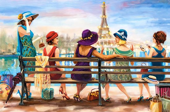 5D Diamond Painting Vierkante steentjes - Painting maat 50x70cm - Volledige bedekking - Complete set - Vriendschap