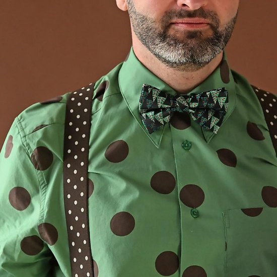 Bow Christmas Tree Parade - noir / vert / bleu / rouge