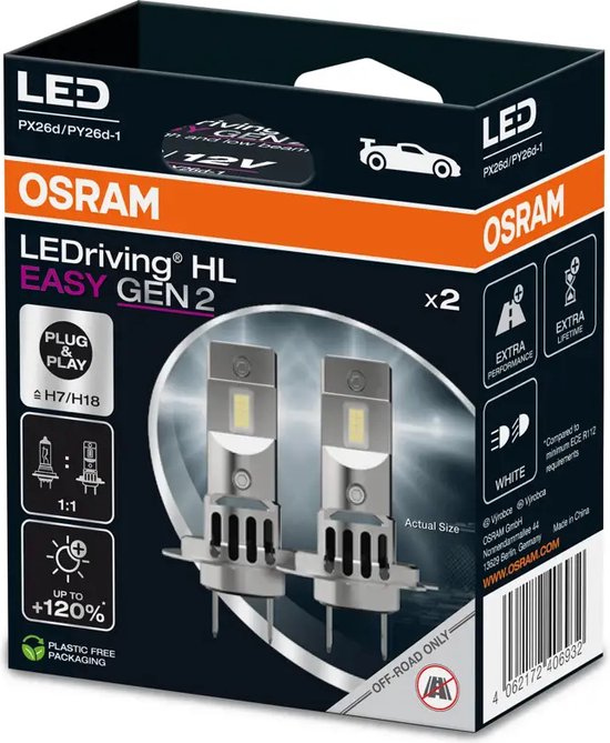 Foto: H7 led ledriving hl easy gen 2 h7 h18