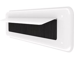 Tochtklep - Wit - Aluminium - door-line - binnen wit 52.00.125