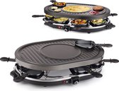 Bol.com Gourmetstellen - Raclette - Teppanyaki Bakplaat - Zwart aanbieding
