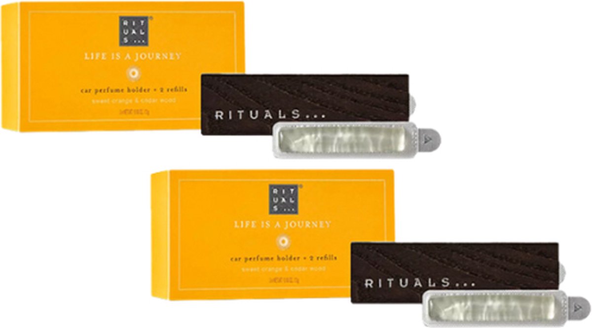Rituals Life Is A Journey The Ritual Of Mehr Autoparfum - Car Air Freshener 3ml (set of 2 packs)
