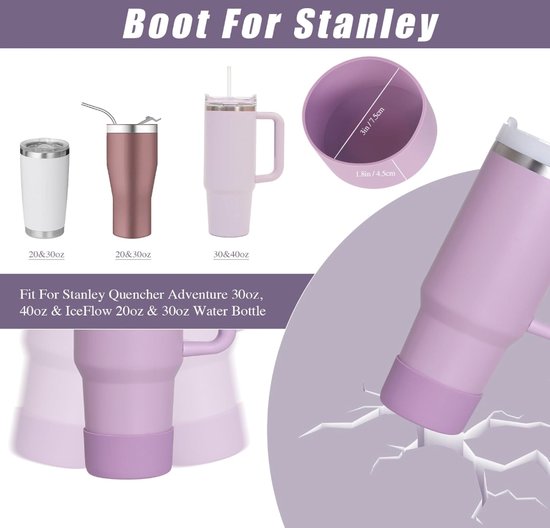 Set d'accessoires pour Coupe Stanley, contient 6 bouchons en silicone  anti-fuite, 2