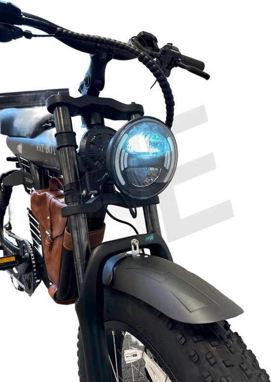 Diablo Fat Boy - Elektrische Fatbike - 20 inch - 250W motor - Actieradius tot 70 km - 7 versnellingen - Hydraulische schijfremmen - 749Wh accu - Zwart — afbeelding 4