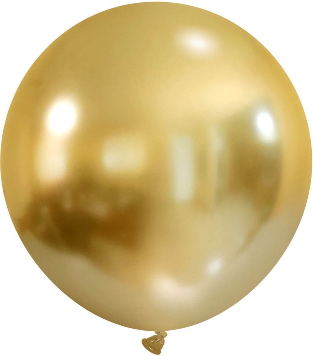 1x GOUD Reuzenballon LATEX van 24" (ongeveer 60 cm) / PRO / BULK niet verpakt