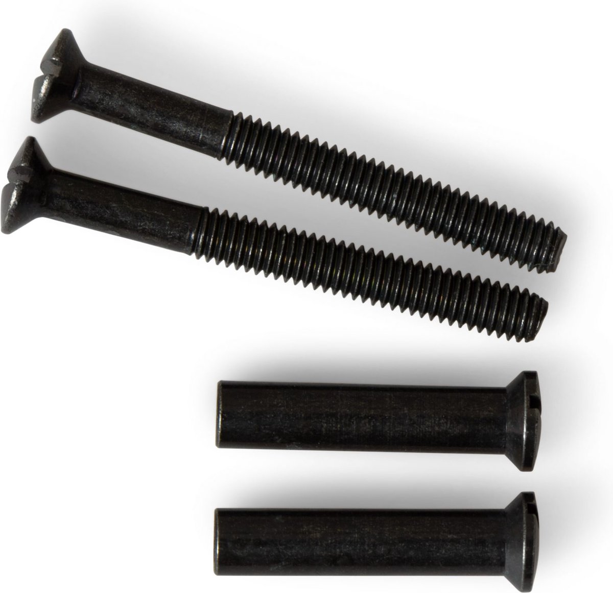 Patentbout zwart M4x38 - boutjes voor deurbeslag