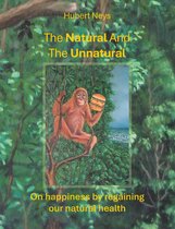 Boek "The Natural And The Unnatural", met een orang-oetan in een boom die een hamburger vasthoudt.