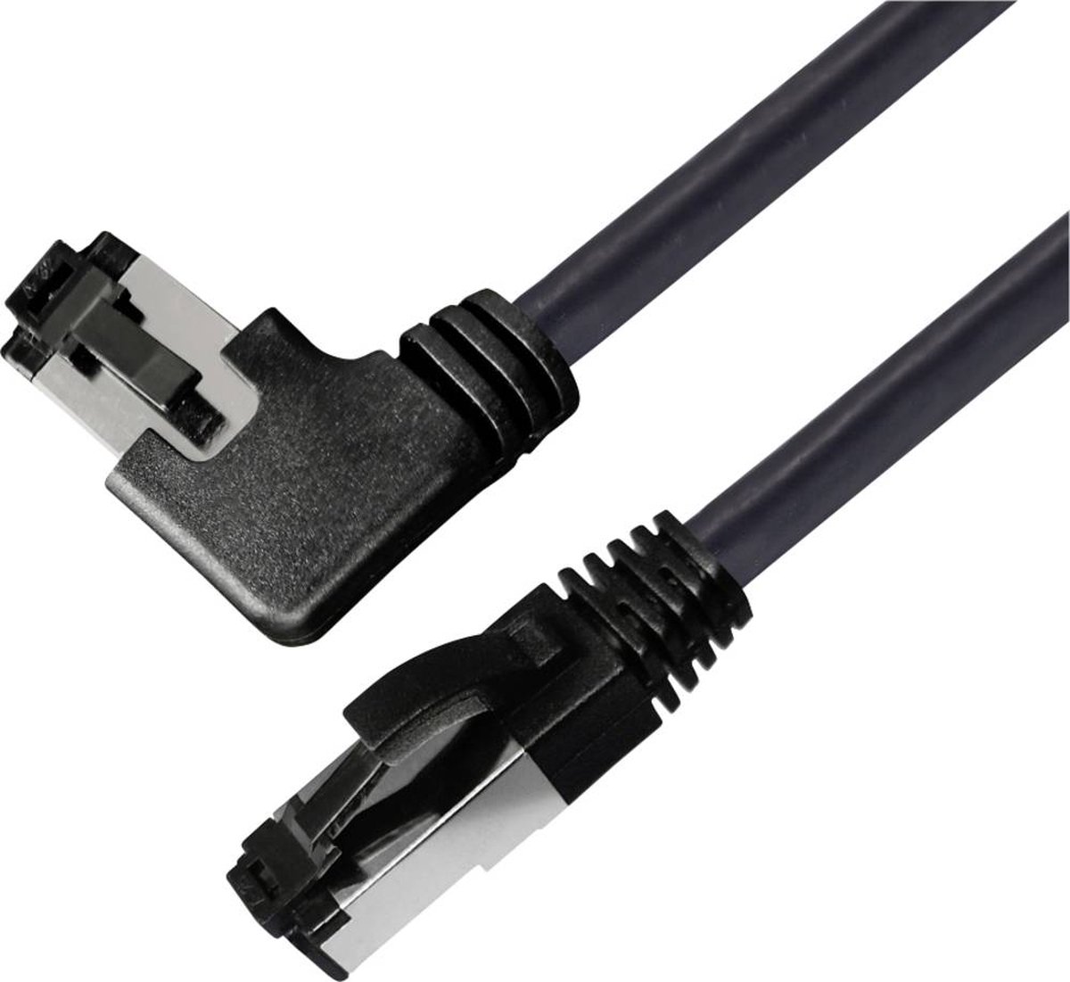Image of BKL Electronic 144030 RJ45 Netwerkkabel, patchkabel CAT 8.1 S/FTP 1.5 m Zwart Halogeenvrij 1 stuk(s)