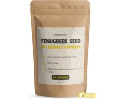 Cupplement Fenugreek Seed 500 mg 60 capsules - Fenegriek - Hormoonbalans