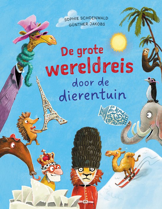 De grote wereldreis door de dierentuin - cover