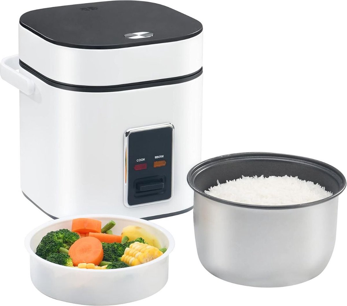 White-Label Rijstkoker met Stomer - Multicooker - Wit thumbnail 5