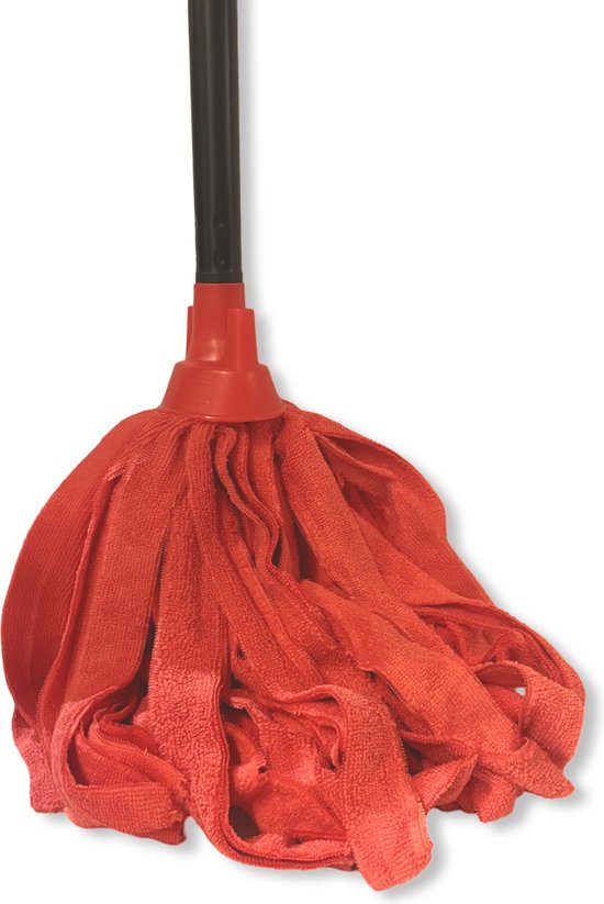 Vadrouille espagnole Maus avec manche en microfibre. Volez et 3 mops.