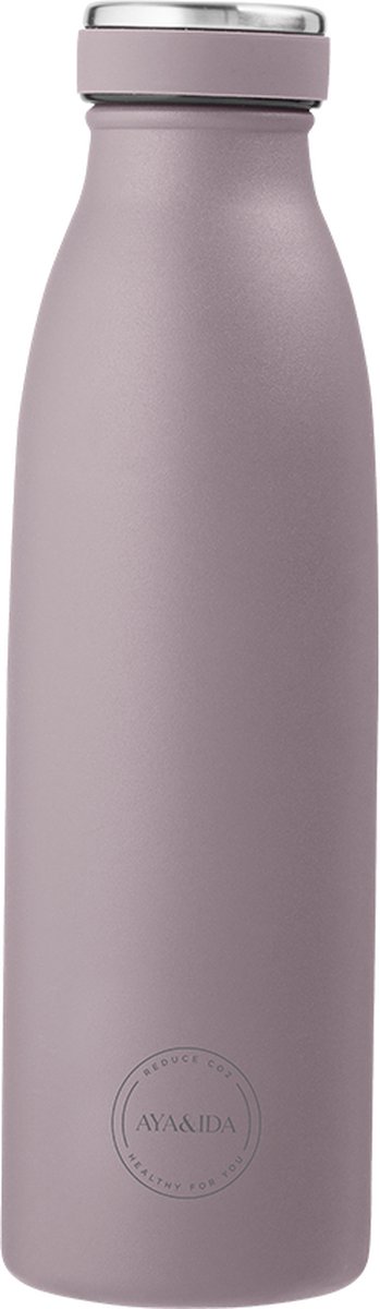 AYA & IDA - Drinking Bottle - Thermosfles - waterfles - 500ml - LAVENDER