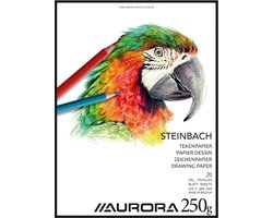 Aurora Tekenblok - Steinbach - Aquarelpapier - 270mm x 360mm - 250g - 20 Vel Tekenpapier
