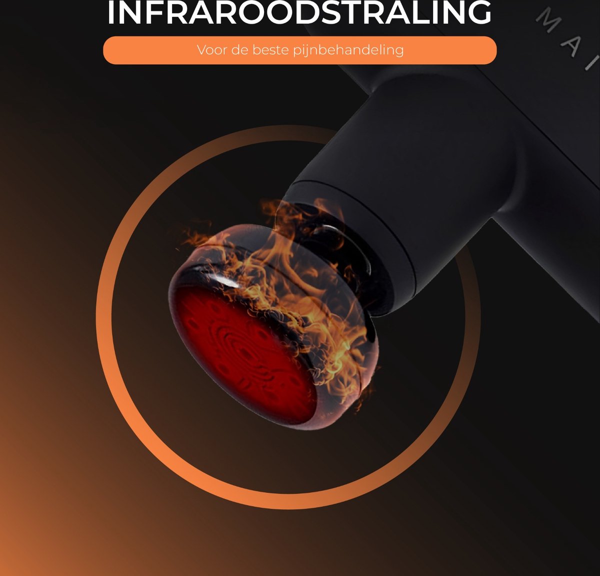 Afbeelding 2 van Maicura GO - Massage Gun - Professioneel - Massage Apparaat - Massage Pistool - Infrarood