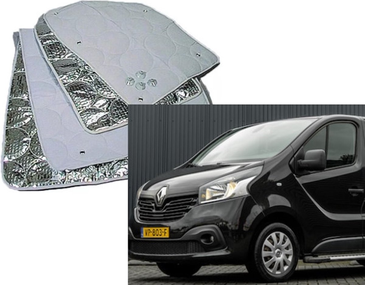 Raamisolatie Geschikt voor Renault Trafic/Vivaro/Talento/NV300 vanaf 2014 Raamisolatie, Raamfolie isolerend camper, tegen hitte en kou,