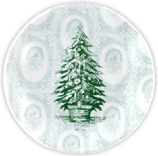 The Christmas Shop | Decoris dinerbord - Met kerstboom