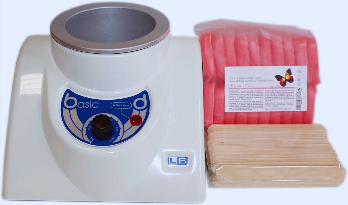 Goedkoopste Professionele Haarverwijderingsset Met Roze Hete Was - 800ml - 1kg Verwijderbare Was - 100 Lichaamspleetjes En Olie – Compleet Epilatiesysteem Voor Gladde Huid