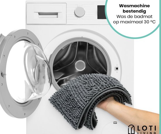 Loti Living Ensemble de bain Chenile gris foncé