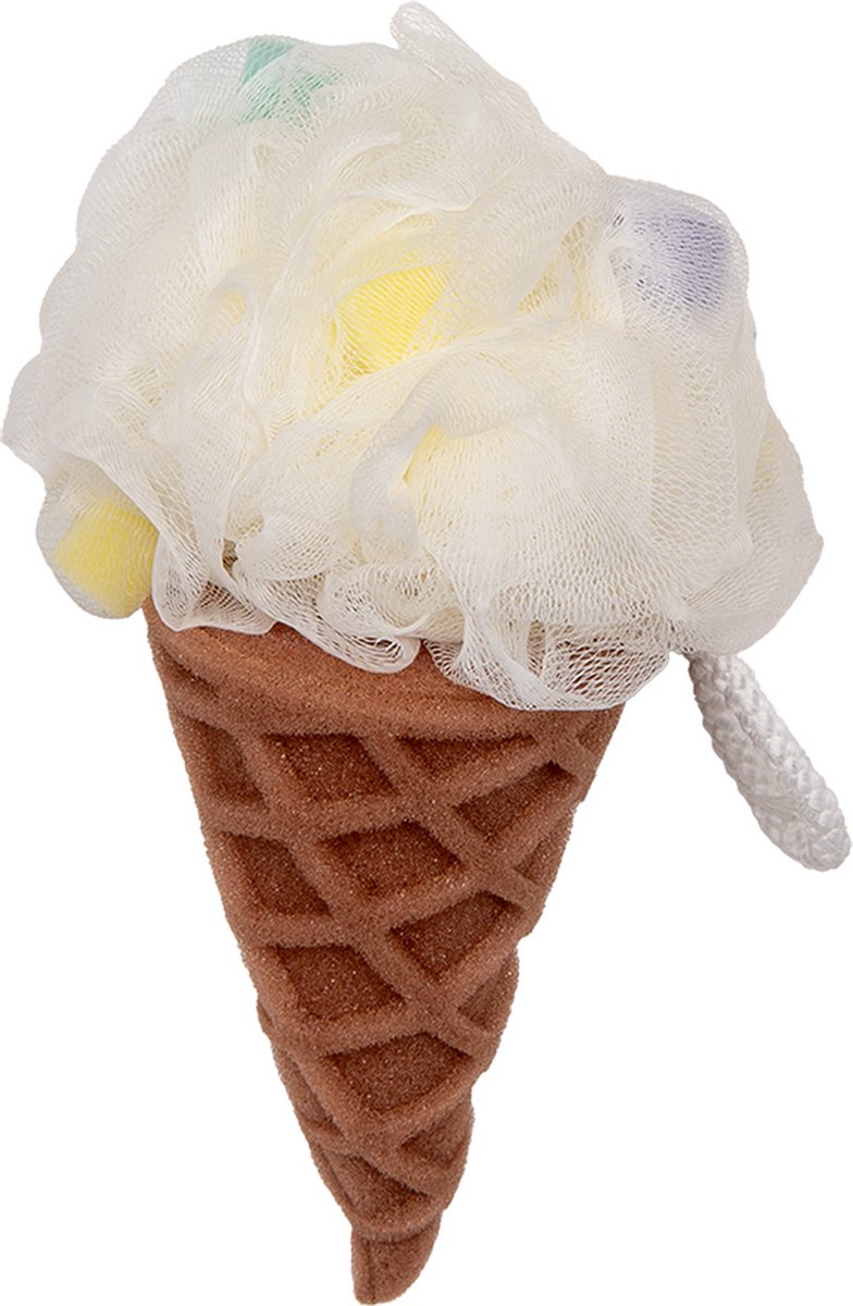 Goedkoopste Clayre & Eef Badspons Ø 10x20 cm Wit Polyester