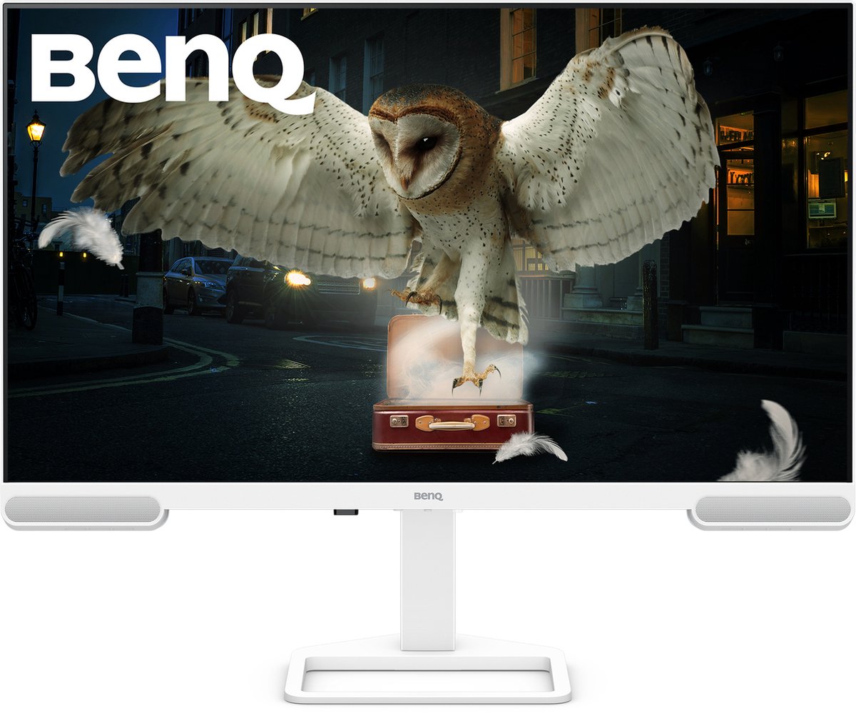BenQ EW3290U computer monitor 32 inch 4K - 3840x2160 - Premium grote monitor met 98% P3 kleurdekking - AI Contrast technologie, ingebouwde 2.1 speakers met woofer - 1 USB Type-C - 3 HDMI poorten- Ergonomisch design - Eye-Care Technology