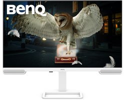 BenQ EW3290U computer monitor 32 inch 4K - 3840x2160 - Premium grote monitor met 98% P3 kleurdekking - AI Contrast technologie, ingebouwde 2.1 speakers met woofer - 1 USB Type-C - 3 HDMI poorten- Ergonomisch design - Eye-Care Technology