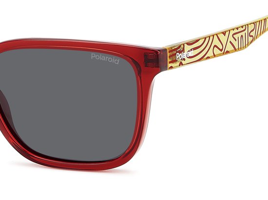 Polaroid kids Zonnebril PLD 8063/S Volwassenen Rood Polariserend van Polaroid — afbeelding 4