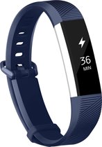 YONO Siliconen Bandje - Fitbit Alta (HR) - Donkerblauw - Large