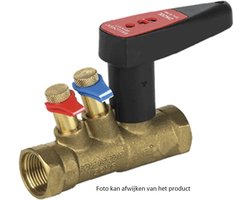 Ballorex Venturi Inregelafsluiter DN20S; 2 Messat. RP3/4"
