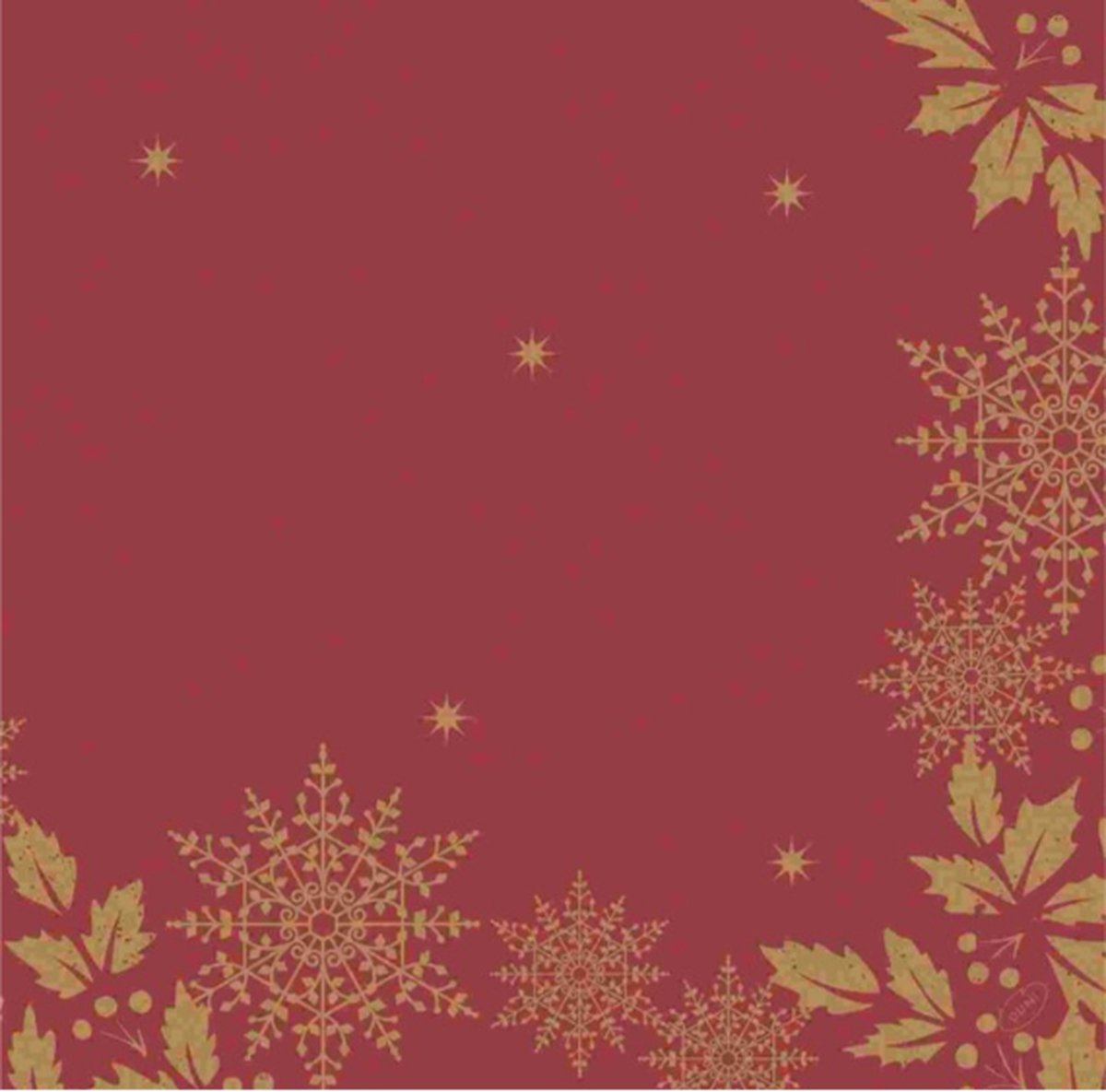 Duni soft servetten 40*40 - 60 stuks - kerst - rood
