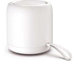Hoogwaardige Bluetooth speake - Draagbare Bluetooth speaker - Buitenwaterdichte draadloze verbinding TWS - Mini subwoofer - voor familiefeesten en verjaardagscadeaus - Wit
