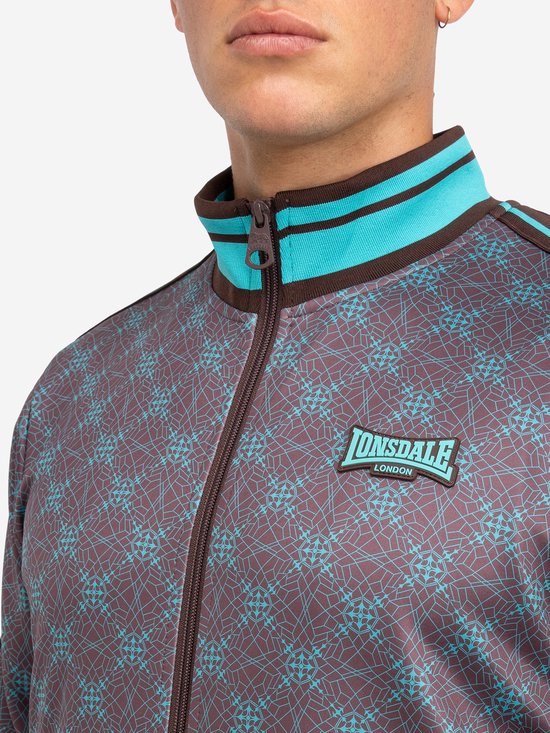 Lonsdale Boswall Trainingspak voor heren, zwart/geel/wit., L
