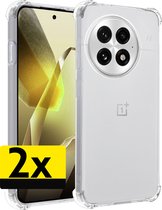 Coque pour OnePlus 13 Coque Antichoc Siliconen - Coque pour OnePlus 13 Coque Siliconen - Transparent - 2 Pièces